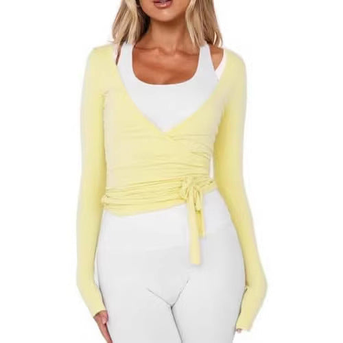 Barre Wrap Top