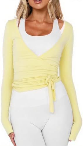 Barre Wrap Top