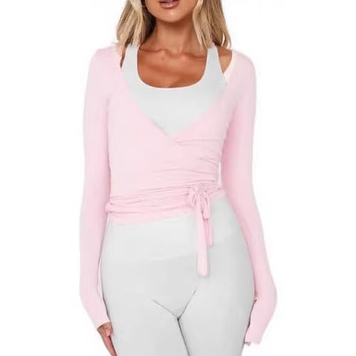 Barre Wrap Top